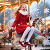 image:imageFelix amp Flora Toddler Little Girl Mary Jane Dress Shoes  Ballet Flats for Easter Flower Girl Party School ShoesB345burgundy