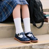 image:imageFelix amp Flora Toddler Little Girl Mary Jane Dress Shoes  Ballet Flats for Easter Flower Girl Party School ShoesB345navy Blue
