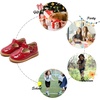 image:imageFelix amp Flora Toddler Little Girl Mary Jane Dress Shoes  Ballet Flats for Easter Flower Girl Party School ShoesB345red