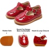 image:imageFelix amp Flora Toddler Little Girl Mary Jane Dress Shoes  Ballet Flats for Easter Flower Girl Party School ShoesB345red
