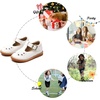 image:imageFelix amp Flora Toddler Little Girl Mary Jane Dress Shoes  Ballet Flats for Easter Flower Girl Party School ShoesB345white