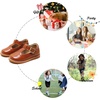 image:imageFelix amp Flora Toddler Little Girl Mary Jane Dress Shoes  Ballet Flats for Easter Flower Girl Party School ShoesB348brown
