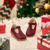 image:imageFelix amp Flora Toddler Little Girl Mary Jane Dress Shoes  Ballet Flats for Easter Flower Girl Party School ShoesB348burgundy