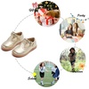 image:imageFelix amp Flora Toddler Little Girl Mary Jane Dress Shoes  Ballet Flats for Easter Flower Girl Party School ShoesB348gold