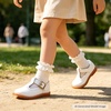 image:imageFelix amp Flora Toddler Little Girl Mary Jane Dress Shoes  Ballet Flats for Easter Flower Girl Party School ShoesB348white