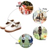 image:imageFelix amp Flora Toddler Little Girl Mary Jane Dress Shoes  Ballet Flats for Easter Flower Girl Party School ShoesB348white