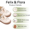 image:imageFelix amp Flora Toddler Little Girl Mary Jane Dress Shoes  Ballet Flats for Easter Flower Girl Party School ShoesB395beige