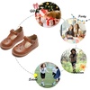 image:imageFelix amp Flora Toddler Little Girl Mary Jane Dress Shoes  Ballet Flats for Easter Flower Girl Party School ShoesB395brown