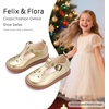 image:imageFelix amp Flora Toddler Little Girl Mary Jane Dress Shoes  Ballet Flats for Easter Flower Girl Party School ShoesB395gold