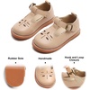 image:imageFelix amp Flora Toddler Little Girl Mary Jane Dress Shoes  Ballet Flats for Easter Flower Girl Party School ShoesB395nude