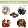 image:imageFelix amp Flora Toddler Little Girl Mary Jane Dress Shoes  Ballet Flats for Easter Flower Girl Party School ShoesB430black