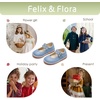 image:imageFelix amp Flora Toddler Little Girl Mary Jane Dress Shoes  Ballet Flats for Easter Flower Girl Party School ShoesB430blue