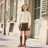 image:imageFelix amp Flora Toddler Little Girl Mary Jane Dress Shoes  Ballet Flats for Easter Flower Girl Party School ShoesB430oxford Brown