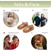 image:imageFelix amp Flora Toddler Little Girl Mary Jane Dress Shoes  Ballet Flats for Easter Flower Girl Party School ShoesB430oxford Brown