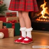 image:imageFelix amp Flora Toddler Little Girl Mary Jane Dress Shoes  Ballet Flats for Easter Flower Girl Party School ShoesB430red