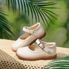 image:imageFelix amp Flora Toddler Little Girl Mary Jane Dress Shoes  Ballet Flats for Easter Flower Girl Party School ShoesB431beige
