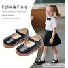 image:imageFelix amp Flora Toddler Little Girl Mary Jane Dress Shoes  Ballet Flats for Easter Flower Girl Party School ShoesB431black