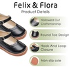 image:imageFelix amp Flora Toddler Little Girl Mary Jane Dress Shoes  Ballet Flats for Easter Flower Girl Party School ShoesB431black