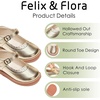 image:imageFelix amp Flora Toddler Little Girl Mary Jane Dress Shoes  Ballet Flats for Easter Flower Girl Party School ShoesB431bright Gold