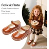 image:imageFelix amp Flora Toddler Little Girl Mary Jane Dress Shoes  Ballet Flats for Easter Flower Girl Party School ShoesB431brown