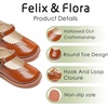 image:imageFelix amp Flora Toddler Little Girl Mary Jane Dress Shoes  Ballet Flats for Easter Flower Girl Party School ShoesB431brown