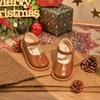 image:imageFelix amp Flora Toddler Little Girl Mary Jane Dress Shoes  Ballet Flats for Easter Flower Girl Party School ShoesB431brown