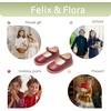 image:imageFelix amp Flora Toddler Little Girl Mary Jane Dress Shoes  Ballet Flats for Easter Flower Girl Party School ShoesB431burgundy