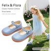 image:imageFelix amp Flora Toddler Little Girl Mary Jane Dress Shoes  Ballet Flats for Easter Flower Girl Party School ShoesB431light Blue