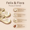 image:imageFelix amp Flora Toddler Little Girl Mary Jane Dress Shoes  Ballet Flats for Easter Flower Girl Party School ShoesB435gold