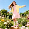 image:imageFelix amp Flora Toddler Little Girl Mary Jane Dress Shoes  Ballet Flats for Easter Flower Girl Party School ShoesB438pink