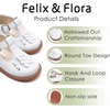 image:imageFelix amp Flora Toddler Little Girl Mary Jane Dress Shoes  Ballet Flats for Easter Flower Girl Party School ShoesB438white