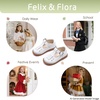 image:imageFelix amp Flora Toddler Little Girl Mary Jane Dress Shoes  Ballet Flats for Easter Flower Girl Party School ShoesB438white
