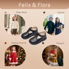 image:imageFelix amp Flora Toddler Little Girl Mary Jane Dress Shoes  Ballet Flats for Girl Party School ShoesB366all Black