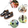 image:imageFelix amp Flora Toddler Little Girl Mary Jane Dress Shoes  Ballet Flats for Girl Party School ShoesB366black