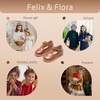 image:imageFelix amp Flora Toddler Little Girl Mary Jane Dress Shoes  Ballet Flats for Girl Party School ShoesB366brown