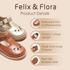 image:imageFelix amp Flora Toddler Little Girl Mary Jane Dress Shoes  Ballet Flats for Girl Party School ShoesB366brown
