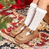 image:imageFelix amp Flora Toddler Little Girl Mary Jane Dress Shoes  Ballet Flats for Girl Party School ShoesB366camel