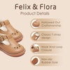 image:imageFelix amp Flora Toddler Little Girl Mary Jane Dress Shoes  Ballet Flats for Girl Party School ShoesB366chestnut