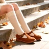 image:imageFelix amp Flora Toddler Little Girl Mary Jane Dress Shoes  Ballet Flats for Girl Party School ShoesB366fs Brown