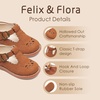 image:imageFelix amp Flora Toddler Little Girl Mary Jane Dress Shoes  Ballet Flats for Girl Party School ShoesB366fs Brown