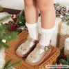 image:imageFelix amp Flora Toddler Little Girl Mary Jane Dress Shoes  Ballet Flats for Girl Party School ShoesB366glitter Gold