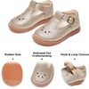 image:imageFelix amp Flora Toddler Little Girl Mary Jane Dress Shoes  Ballet Flats for Girl Party School ShoesB366glitter Gold