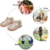 image:imageFelix amp Flora Toddler Little Girl Mary Jane Dress Shoes  Ballet Flats for Girl Party School ShoesB366glitter Gold