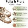 image:imageFelix amp Flora Toddler Little Girl Mary Jane Dress Shoes  Ballet Flats for Girl Party School ShoesB366gold