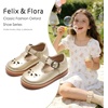 image:imageFelix amp Flora Toddler Little Girl Mary Jane Dress Shoes  Ballet Flats for Girl Party School ShoesB366gold
