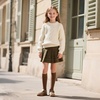 image:imageFelix amp Flora Toddler Little Girl Mary Jane Dress Shoes  Ballet Flats for Girl Party School ShoesB366grey