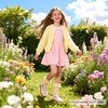 image:imageFelix amp Flora Toddler Little Girl Mary Jane Dress Shoes  Ballet Flats for Girl Party School ShoesB366light Pink