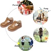 image:imageFelix amp Flora Toddler Little Girl Mary Jane Dress Shoes  Ballet Flats for Girl Party School ShoesB366oxford Brown