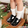 image:imageFelix amp Flora Toddler Little Girl Mary Jane Dress Shoes  Ballet Flats for Girl Party School ShoesB366pl Black