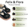 image:imageFelix amp Flora Toddler Little Girl Mary Jane Dress Shoes  Ballet Flats for Girl Party School ShoesB366pl Black